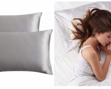 Bedsure Satin Pillowcase for Hair and Skin, 2-Pack $9.99!