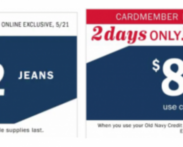Old Navy: $10 Jeans For Kids & $12 Jeans For Women Today Only! Plus, Cardholder Pre-Sale $8 Dresses!