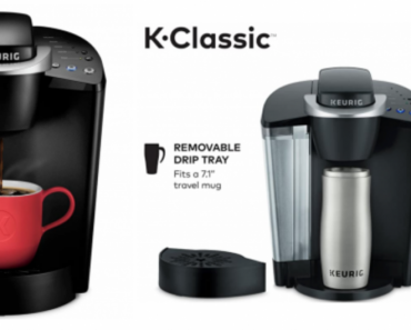 Keurig K-Classic Coffee Maker, Single Serve K-Cup Pod Coffee Brewer $79.00!