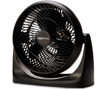 AmazonBasics Air-Circulator 3 Speed Small Room Floor Fan – Just $25.99!