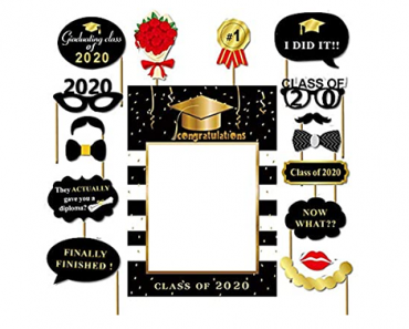 2020 Graduation Photo Booth Props Party Supplies – Just $10.99!