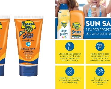 Banana Boat Ultra Sport Sunscreen Lotion SPF 30 3 oz 2-pack Only $4.48!