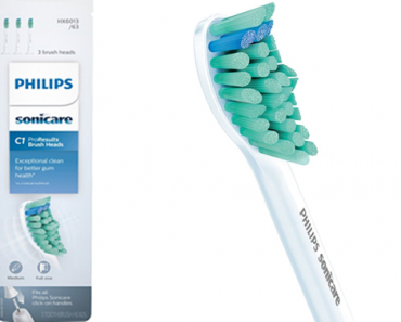 Philips Sonicare C1 ProResults Standard Replacement Toothbrush Heads (3-Pack) – Just $14.99!