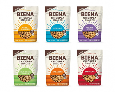BIENA Chickpea Snacks 6 Pack Only $20.85 Shipped!