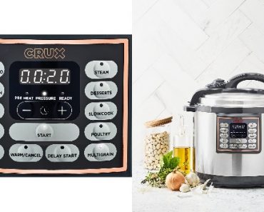 Crux 8-Qt. 10-In-1 Instant Programmable Multi-Cooker JUST $39.99 Shipped!!