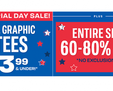 The Children’s Place: Entire Site 60%-80% Off, $3.99 Graphic Tees! PLUS FREE Delivery!