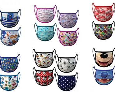 Disney’s Cloth Face Masks – Pre-Order Now – 4 for $19.99!