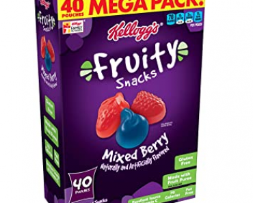 Kellogg’s Fruity Snacks, Mixed Berry, Gluten Free, (40 Pouches) Only $5.59 Shipped!