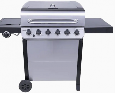 Char-Broil Black and Stainless 6-Burner Propane Gas Grill with 1 Side Burner Only $189 Shipped! (Reg. $289)