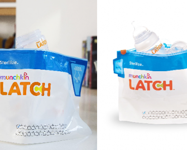 Munchkin Latch Microwave Sterilize Bags (6 Pack) 180 Uses Only $7.00!