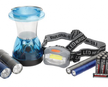 Ozark Trail 6 Piece Flashlight, Headlamp, Lantern & Penlight Combo Only $9.82!