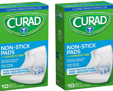 Curad Non-Stick Pads, 10 Count Only $1.42 Shipped!