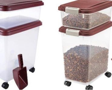 IRIS USA, Inc. 3- Piece Airtight Pet Food Storage Container Combo – Only $17.76!