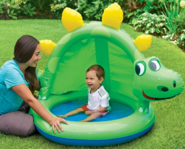 Summer Waves Inflatable Dinosaur Shade Pool Only $12.88!  Great Reviews!