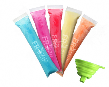 125 Disposable Ice Popsicle Bags 8×2” – BPA Free With Zip Seals – Just $10.95!