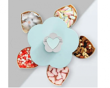 Flower Shape Rotating Snack Containers – Candy Storage Box – Just $16.28!