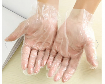 Kitchen Tool 100 Piece Disposable Transparent Gloves – Just $2.55!