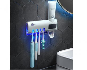 Smart UV Toothbrush Sterilizer & Holder – Just $19.76!
