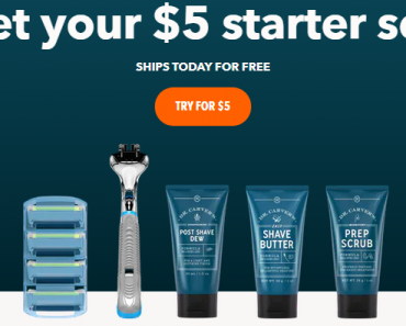 Get Your First Dollar Shave Club Starter Set for Only $5.00 SHIPPED!!