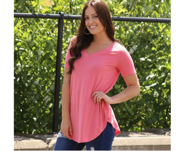 Boyfriend Fit Short Sleeve | S-3X Only $13.99 Shipped! 17 Colors to Choose From!