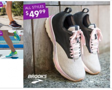 Zulily: Brooks Running Shoes 55% off! All Styles Only $49.99! (Reg. $120)