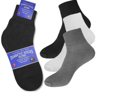 Diabetic Crew Circulatory Cotton Socks for Women (6 Pack) Only $11.99 Shipped! That’s Only $1.99 Each!