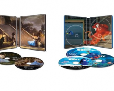 Finding Dory & Cinderella SteelBooks (Includes Digital Copy, 4K Ultra HD Blu-ray/Blu-ray) Only $9.99 Each! (Reg. $35)