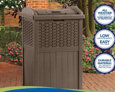 Suncast 33-Gallon Hideaway Can – Only $39!