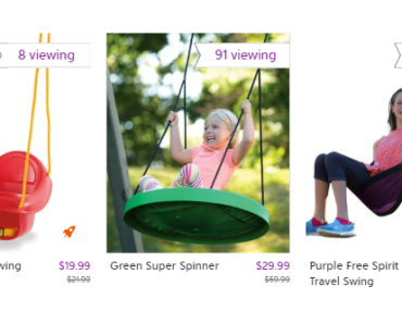 Zulily: Swing Into Outdoor Fun With $40 Off Select Swings!
