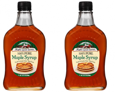 Maple Grove Farms Pure Maple Syrup, 12.5 oz Only $6.22! Great Reviews!