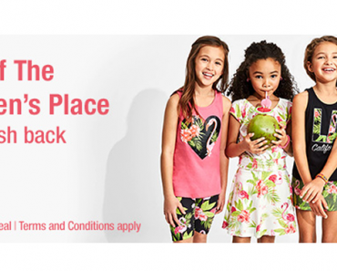 Awesome Freebie! Get FREE $10 to Spend at The Children’s Place from TopCashBack!