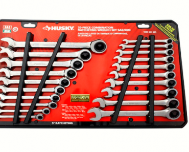 Husky SAE/Metric Combination Ratcheting Wrench 20-Piece Set Only $49.88 Shipped! (Reg. $80)