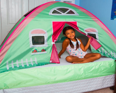 Kids Cottage House Bed Tent Playhouse Only $53.99 Shipped!