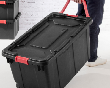 Sterilite 40 Gallon Wheeled Industrial Totes 2-pack Just $39.99 Shipped!