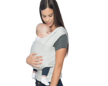 Ergobaby Grey Stripes Aura Baby Wrap Carrier Only $34 Shipped!