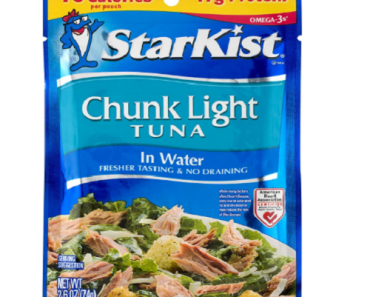 StarKist Chunk Light Tuna in Water Pouches – 12 pack Only $11.14!!