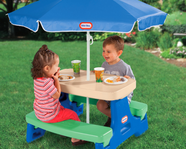 Little Tikes Easy Store Jr. Play Table with Umbrella Only $49.97 Shipped! (Reg. $70)