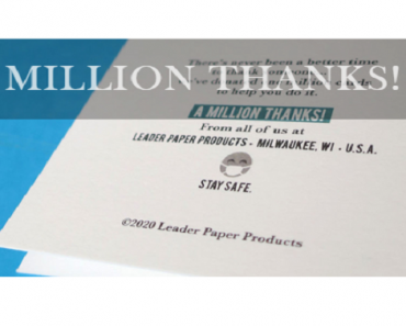 FREE Thank You Cards for Front Line Workers from Leader Paper!