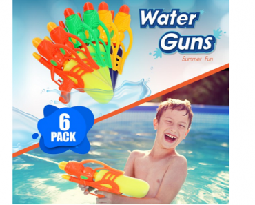Pool Water Shooters and Blasters (6-Pack) Only $19.99 Shipped!