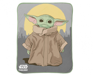 Star Wars: The Mandalorian Baby Yoda ‘The Child’ Silk Touch Throw – Just $9.96!
