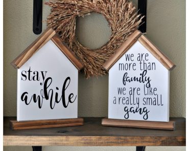 Little House Shelf Sitter Signs – Only $13.99!