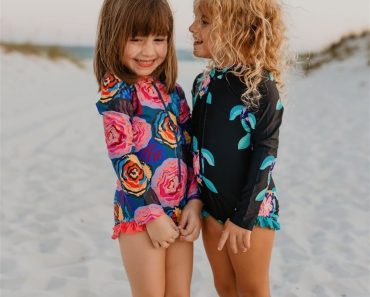 Girls Zip-Up Swimsuits – Only $24.99!