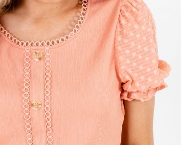 Darling Detail Top – Only $19.99!