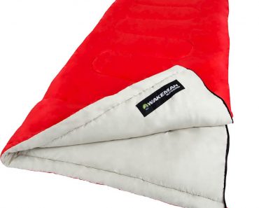 Wakeman Sleeping Bag (Red) – Only $19.99!