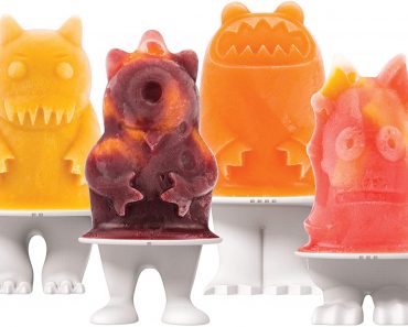 Tovolo Ice Pop Flexible Silicone Freezer Molds, Set of 4 Unique Monsters – Only $9.91!