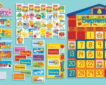 Scholastic All-in-One Schoolhouse Calendar Bulletin Board – Only $11.19!