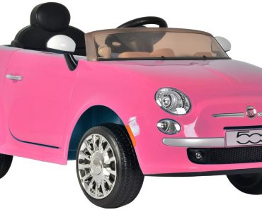 Kid Motorz 6V Fiat 500 Ride On (Pink) – Only $94.20!