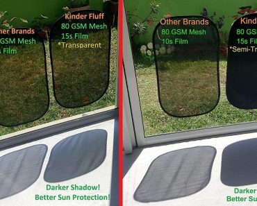 Kinder Fluff Car Window Shade 4-pk Only $13.97!