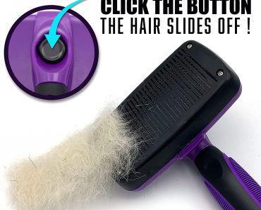 Solid Self-Cleaning Slicker Brush for Pets Only $12.99!