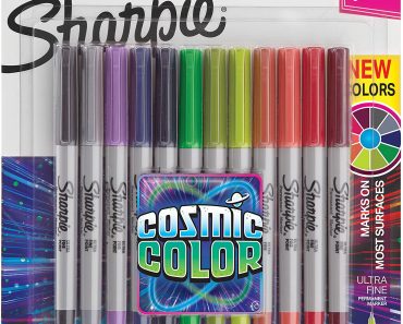 Sharpie Permanent Markers, Ultra Fine Point 12 Count – Only $9.27!